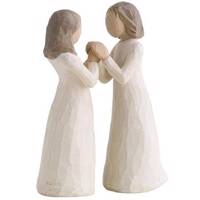 مجسمه ویلو تری مدل خواهران واقعی Willow Tree Sisters By Heart 26023 Statue