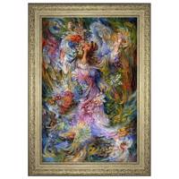 تابلو گالری هنری پیکاسو طرح مینیاتور اثر استاد فرشچیان کد 0120