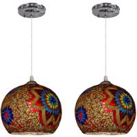 چراغ آویز دیلایت 1 شعله کد DEL33-250x2 بسته 2 عددی - Delight DEL33-250x2 One Branch Hanging Light Pack Of 2