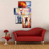 تابلو دیواری 4 تکه آریکان کد TA4506