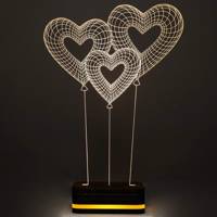 چراغ خواب سه بعدی سوآرت کد 606009 Sooart 606009 3D Night Light