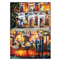 تابلو شاسی ونسونی طرح Sherlock Holmes Leonid Afremov سایز 30x40 سانتی متر Wensoni Sherlock Holmes Leonid Afremov Chassis 40 x 30