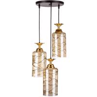 چراغ آویز چشمه نور کد G591/3H Cheshmeh Noor G591/3H Three Flame Hanging Lamp