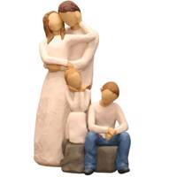 مجسمه امین کامپوزیت مدل Family Grouping کد 551 بسته دو عددی - Amin Composite Family Grouping 551 Statue Pack Of 2