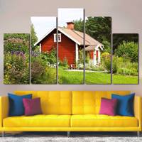 تابلو دیواری 5 تکه آفتاب کد TA5801