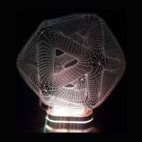 چراغ خواب سه بعدی هفت رنگ کد pb_006