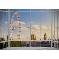 کاغذ دیواری 4 تکه 1وال مدل London-017 1Wall London-017 Wallpaper Giant