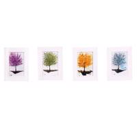 تابلو آبرنگ گالری رها طرح چهار فصل - Raha Gallery Four Season Water Color Tableau