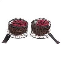 آشیانه گل داخل قفس دکوری پالیز مدل 10263 Paliz Nest Flower 10263 Decorative