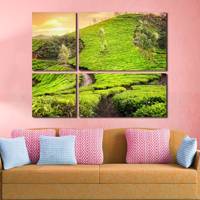 تابلو دیواری 4 تکه آفتاب مدل TA-703