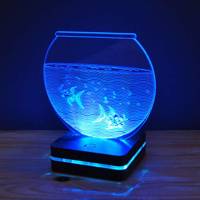 چراغ خواب موهومی طرح تنگ ماهی هفت رنگ Mohomi Wirelight 7 Color Lamp Aquarium