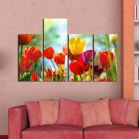 تابلو دیواری 4 تکه آفتاب کد TA1106 AFTAB TA1106 Tableau 4 Pcs