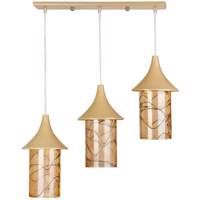 چراغ آویز چشمه نور 3 شعله کد G548/3H-CR - Cheshmeh Noor G548/3H-CR Three Flames Hanging Lamp