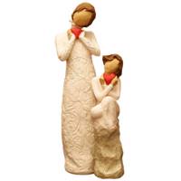 مجسمه امین کامپوزیت مدل Family Grouping کد 518 بسته 2 عددی - Amin Composite Family Grouping 518 Statue Pack Of 2