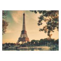 تابلو شاسی ونسونی طرح Retro Paris سایز 30x40 سانتی متر Wensoni Retro Paris Chassis 40 x 30