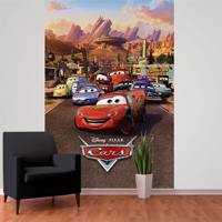 کاغذ دیواری 1وال مدل ماشین های دیزنی 1Wall Deco Mural Disney Cars Wallpaper