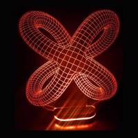 چراغ خواب سه بعدی هفت رنگ کد pb_004