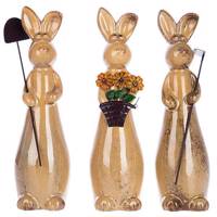 مجسمه خواهر و برادرهای خرگوش سه عددی Brothers And Sister Rabbit 3 Pieces Statue