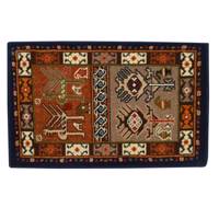 پادری ماشینی کویر طرح شاهسون مدل MT-KP121 Kavir MT-KP121 Shahsavan Machine Made Rugs