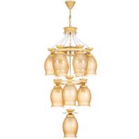 لوستر چشمه نور 10 شعله کد G559/6_3_1CR Cheshmeh Noor G559/6_3_1CR Ten Flames Chandelier