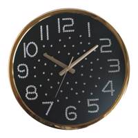 ساعت دیواری جویکو مدل نگین دار طلایی Monochrome Gold Jeweled Wall Clock