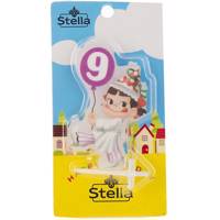 شمع استلا مدل 909-262 طرح عدد 9 - Stella 262-909 Candle