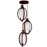 چراغ آویز چشمه نور 3 شعله کد G539/3H-BR Cheshmeh Noor G539/3H-BR Three Branch Hanging Lamp