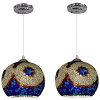 چراغ آویز دیلایت 1 شعله کد DEL32-250x2 بسته 2 عددی Delight DEL32-250x2 One Branch Hanging Light Pack Of 2