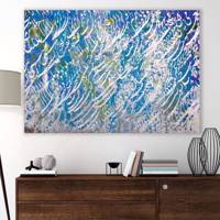 تابلو بوم خط روزتو طرح نیال Rouzeto Niyal Canvas