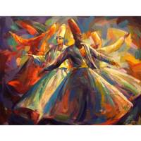 تابلو بوم طبیعی گالری تابلو لوکس کد A401