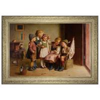 تابلو گالری هنری پیکاسو مدل نقشه های کودکانه