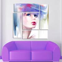 تابلوی دیواری 5 تکه بارمان مدل TA-411 Barman TA-411 Tableau 5 Pcs