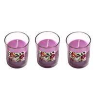 شمع رهام مدل Peony کد 9005 بسته 3 عددی Roham Peony 9005 Candle- 3 Pcs