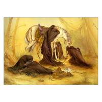 تابلوی ونسونی طرح عصر عاشورا سایز 50x70 Wensoni Ashoora Afternoon Chassis 50x70