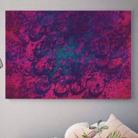 تابلو بوم خط روزتو طرح مهبا Rouzeto Mahba Canvas
