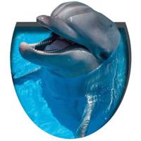 استیکر سه بعدی سرویس بهداشتی ژیوار طرح دلفین - Zhivar Dolphin 3D Toilet Sticker