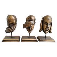 مجسمه ریما کالا طرح ناشنوا نابینا بیصدا مجموعه 3 عددی همراه هدیه