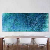 تابلو بوم خط روزتو طرح دورود Rouzeto Dowrood Canvas modern iranian calligraphy