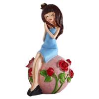 مجسمه طرح دختر نشسته کد 020020126