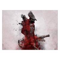 تابلو شاسی ونسونی طرح Bloody Warrior سایز 70 × 50 Wensoni Bloody Warrior Chassis Size 50 x 70