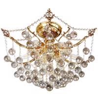 لوستر سقفی چشمه نور 9 شعله کد 2646/6 - Cheshmeh Noor 2646/6 Nine Flames Ceiling Chandelier