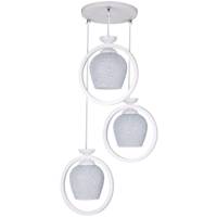 چراغ آویز چشمه نور 3 شعله کد G529/3H-WT - Cheshmeh Noor G529/3H-WT Three Branch Hanging Lamp