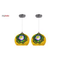 چراغ آویز دیلایت 1 شعله کد DEL34-250x2 بسته 2 عددی - Delight DEL34-250x2 One Branch Hanging Light Pack Of 2