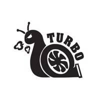 استیکر خودرو طرح Turbo