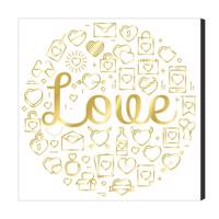 تابلو شاسی طلاکوب مدل VALENTINE9627