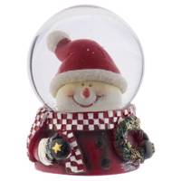 گوی برفی شیشه‌ای هستی لاکسی مدل آدم برفی سایز متوسط Hostiluxi 254-1 Santa Claus Globe Size Medium